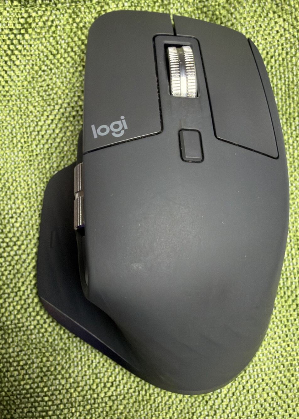 Logitech MX Master 3S Wireless Mouse Graphite 8000 DPI 7-Button Optical MR0096